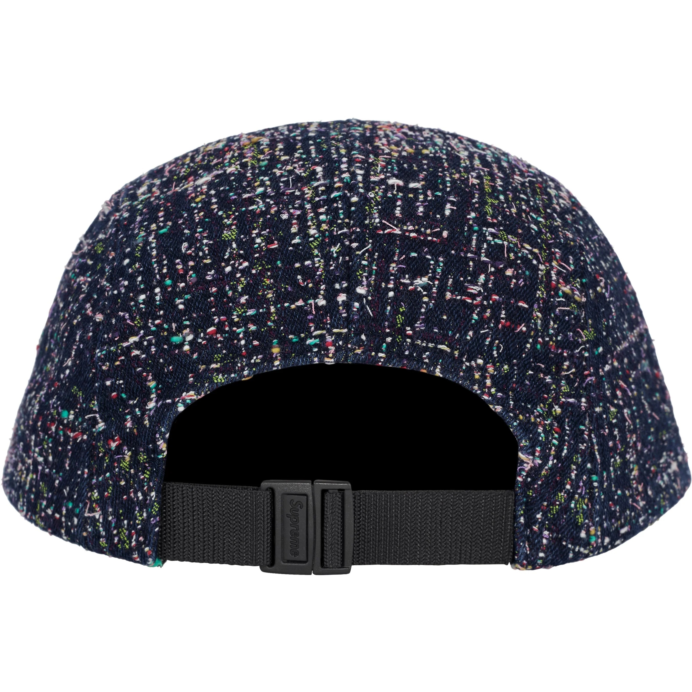 Denim Bouclé Camp Cap view 3